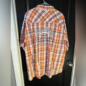 Sturgis Legend One Premium Denim plaid button up shirt ￼